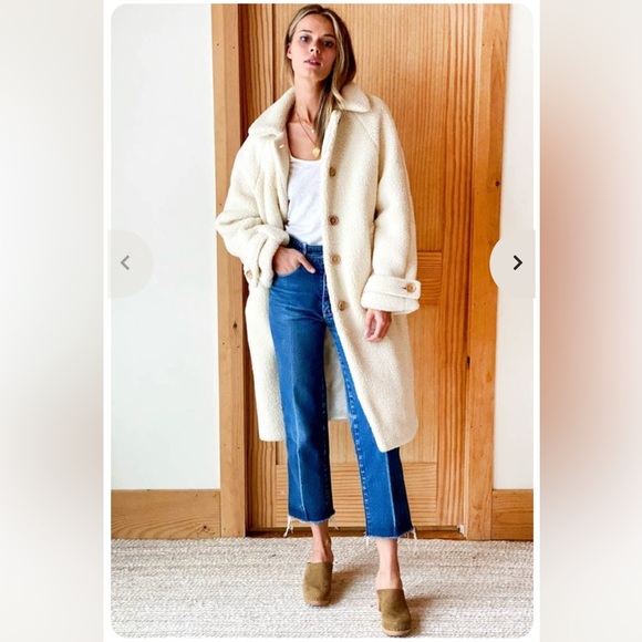 EMERSON FRY Matisse Sherpa Coat - XS - Picture 1 of 4